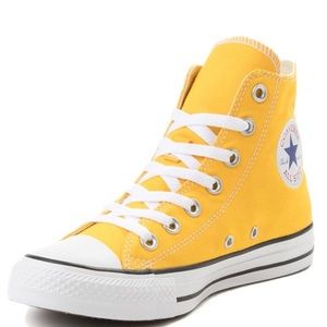 Adorable Yellow High-Top Converse